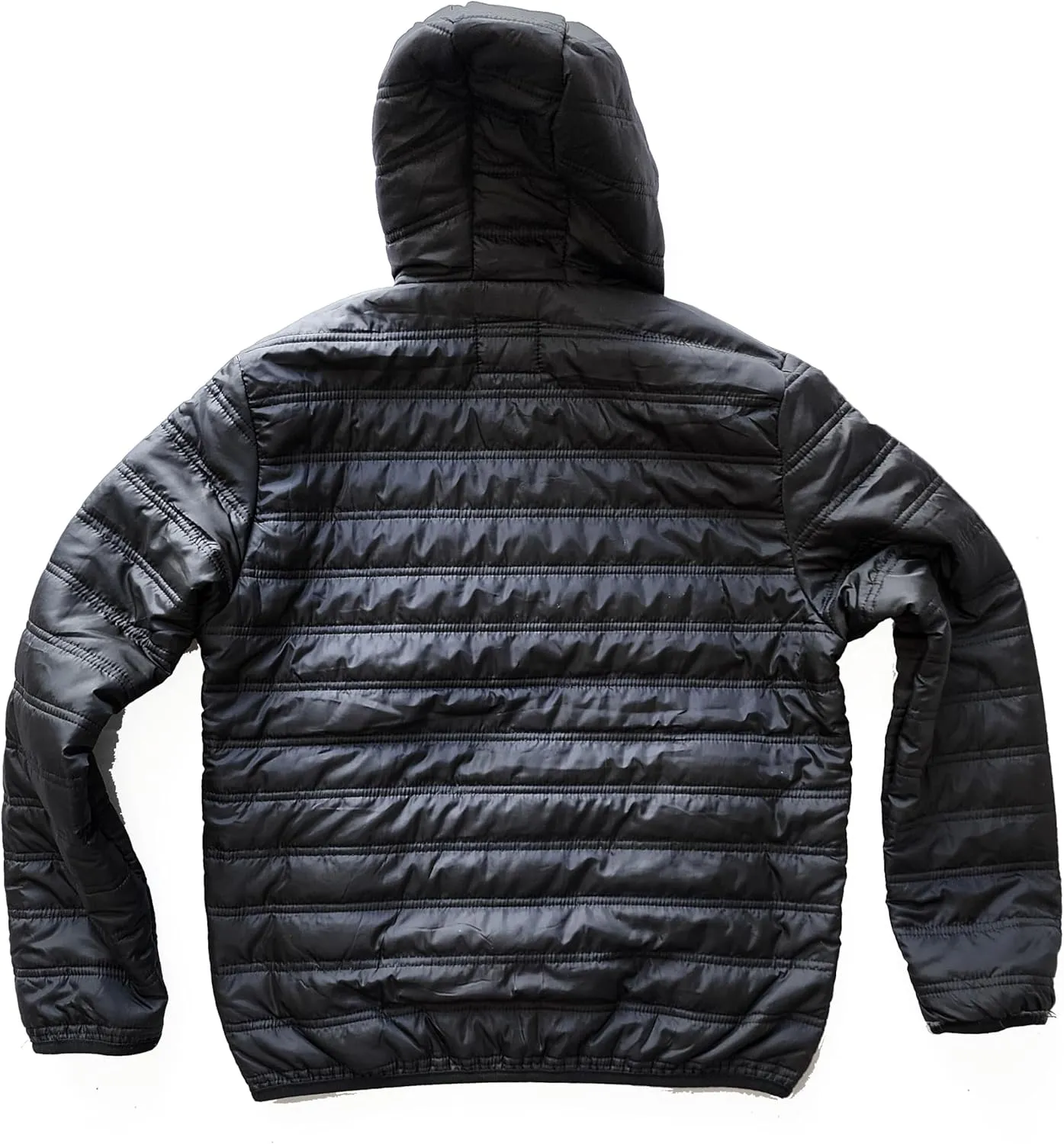 1826 Water-resistant Puffer Mens Quilted Full Zip Jackets, Sherpa lining, Fleece Lining With and Without Hood