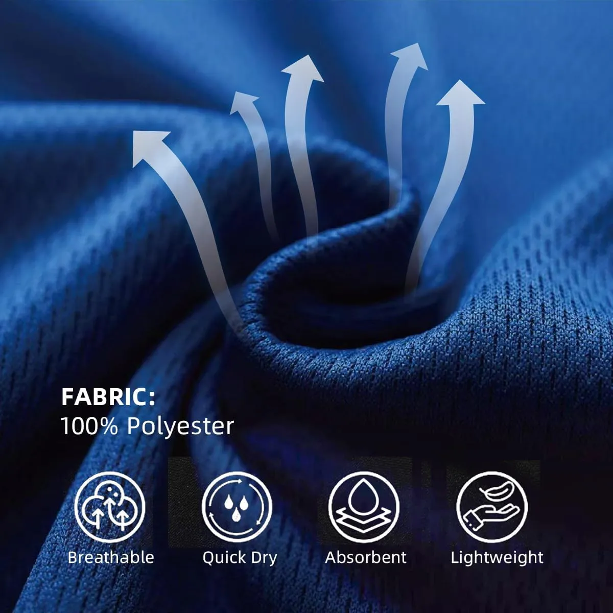 4 Pack Boys/Youth/Kids Quick Dry Sports Tee Shirt Mesh Moisture Wicking Active Athletic T-Shirt(4-18Years)