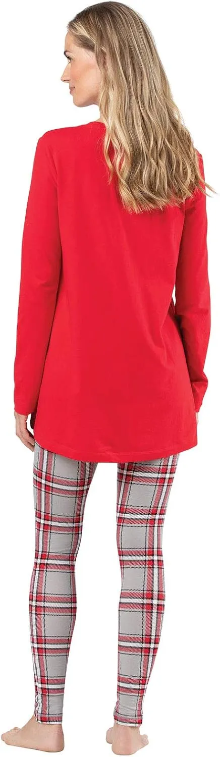 Addison Meadow Pajama Set For Women - Women's PJs, Tunic Top & Leggings