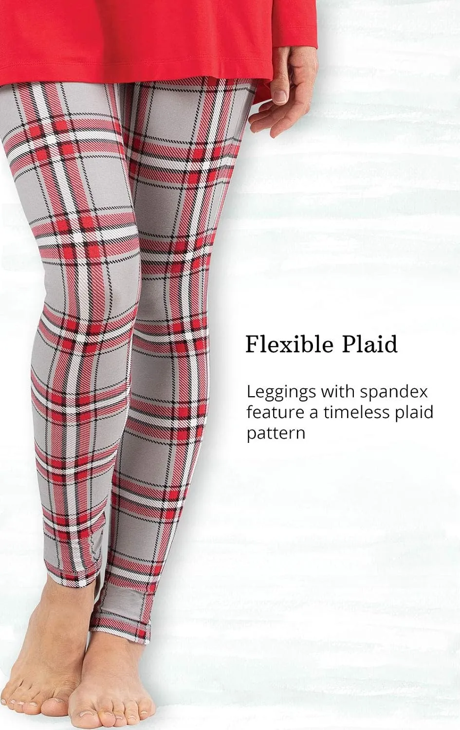 Addison Meadow Pajama Set For Women - Women's PJs, Tunic Top & Leggings