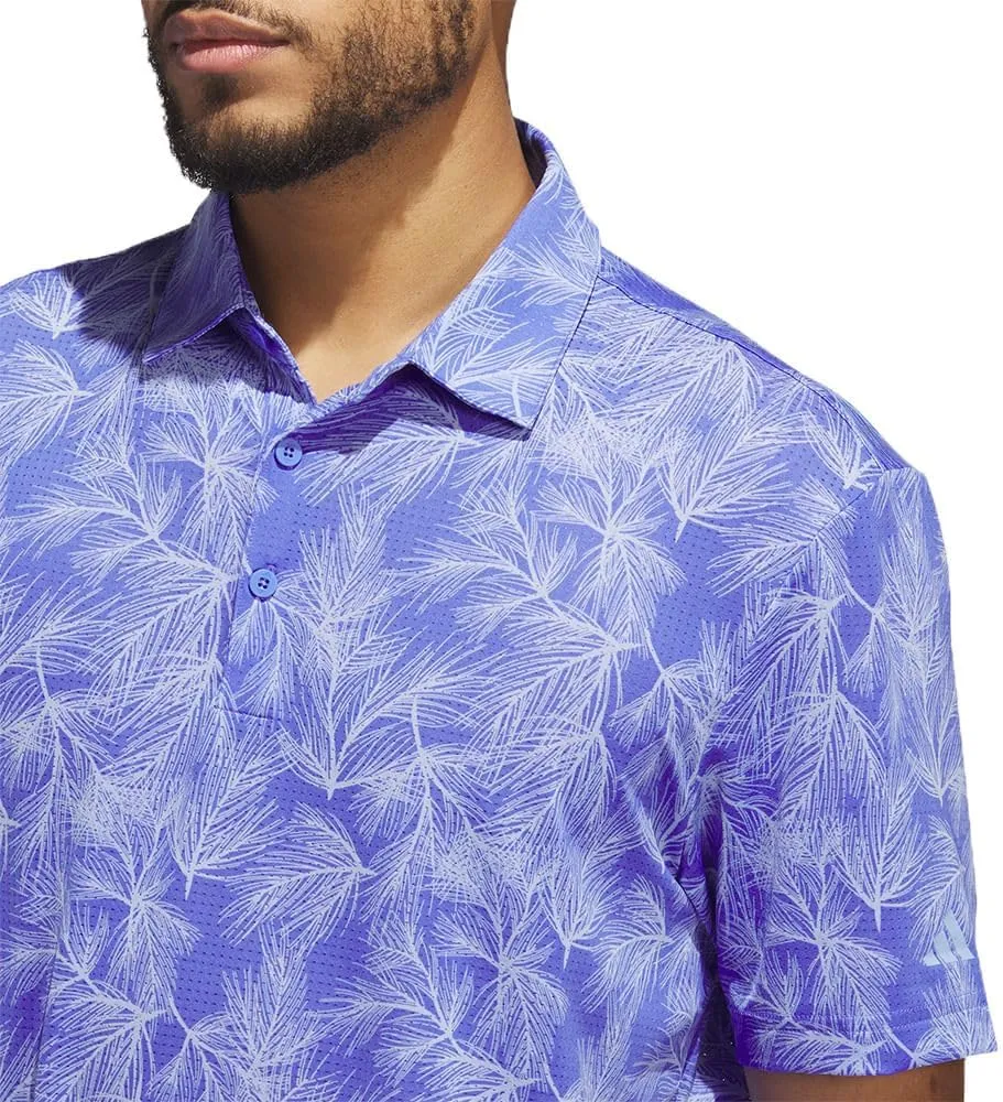 adidas Men's Ultimate365 Mesh Print Polo Shirt