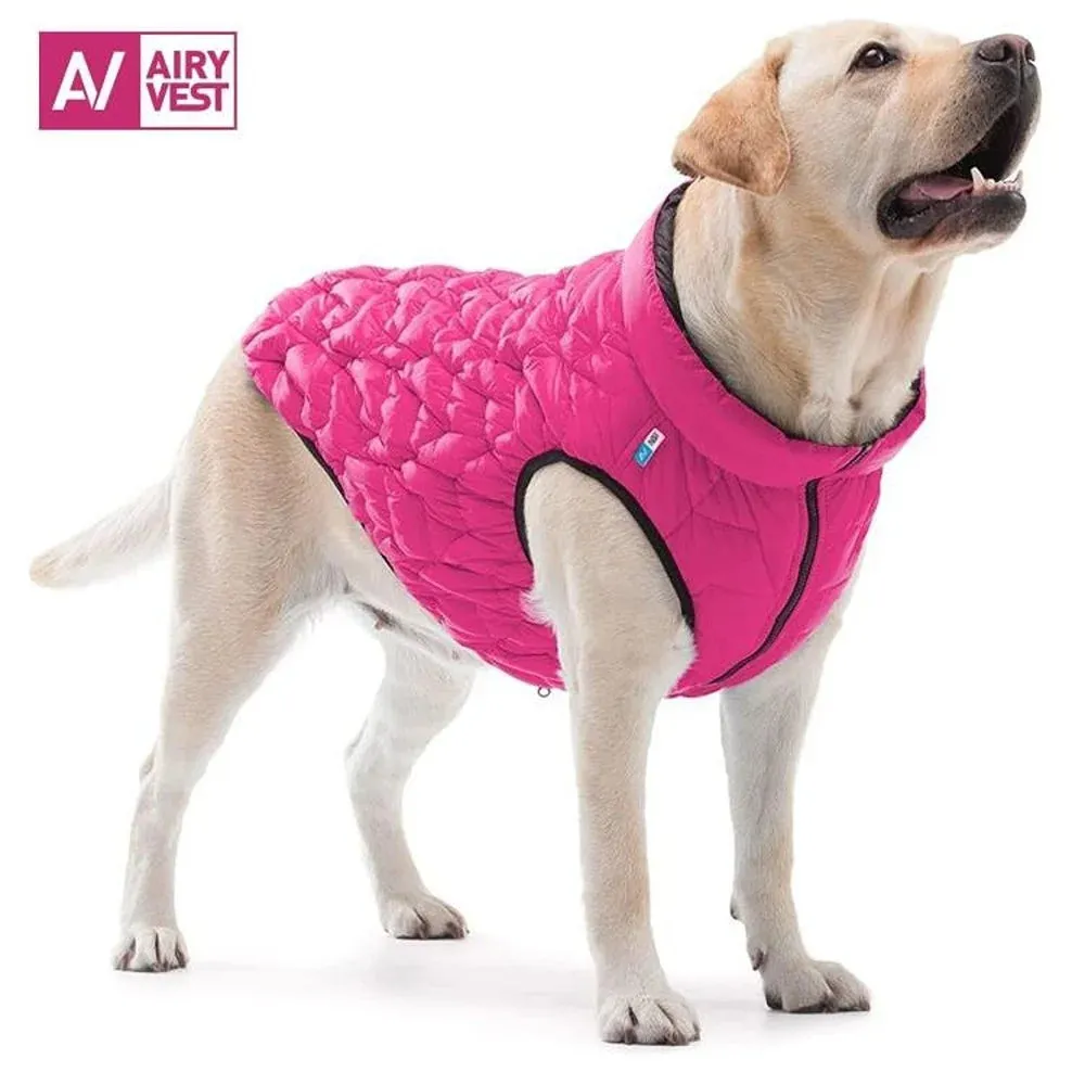 AiryVest Dog Winter Coat UNI   Lightweight Reversible Warm Dog Jacket   Water