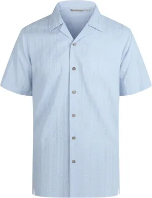 Alex Vando Mens Dress Shirts 4-Way Stretch Wrinkle Free Regular Fit Short Sleeve Men Button Down Shirt