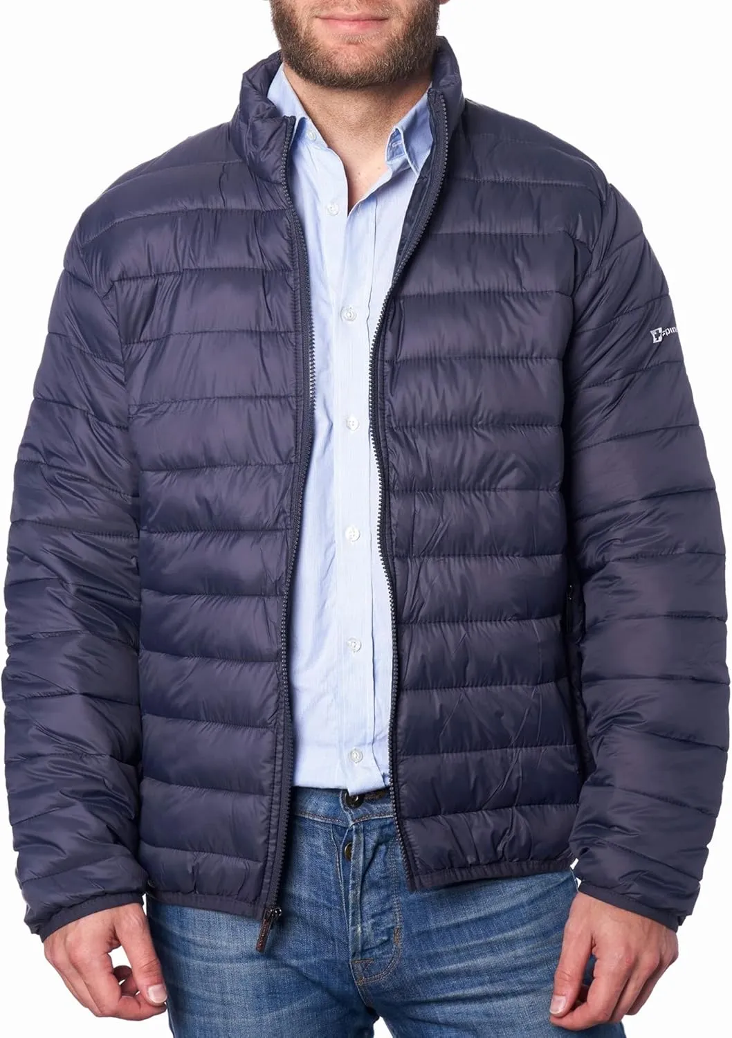 Alpine Swiss Niko Mens Down Alternative Jacket Puffer Coat Packable Warm Insulation & Lightweight