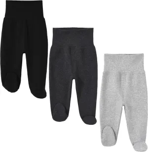 Baby Footed Pants Cotton Newborn Leggings 0-12 Months