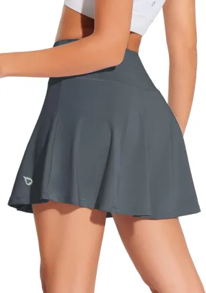 baleaf Women's Pleated Tennis Skirt Skorts for Woman Golf Skirts with Pockets Athletic Running Workout Sports