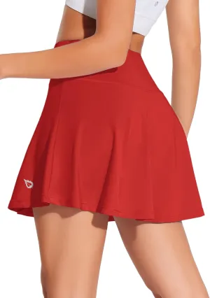 baleaf Women's Pleated Tennis Skirt Skorts for Woman Golf Skirts with Pockets Athletic Running Workout Sports