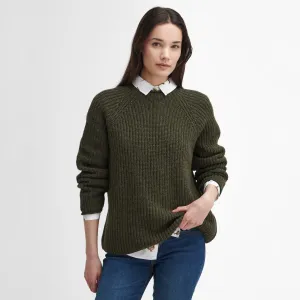 Barbour Willows High-Neck Women's Knit | Olive