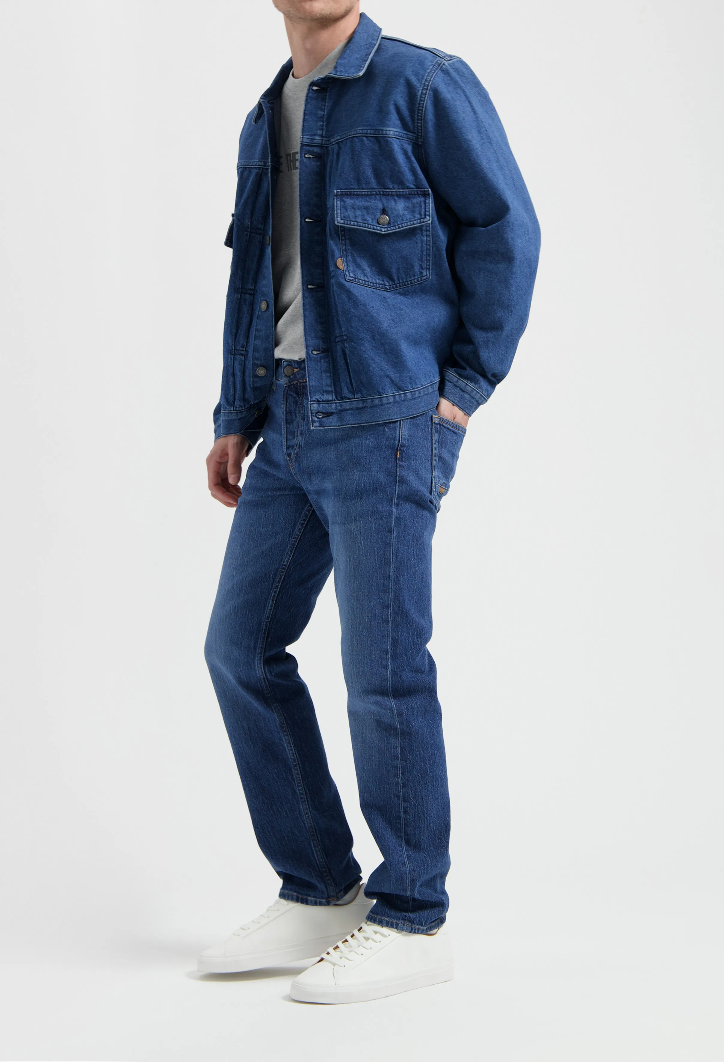 Benny Denim Jacket - Medium Stone