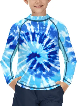 BesserBay Boys Sun Protection Long Sleeve Rash Guard Shirt UPF 50  Rashguard Swim Shir Surfing Shirt 4-14 Year