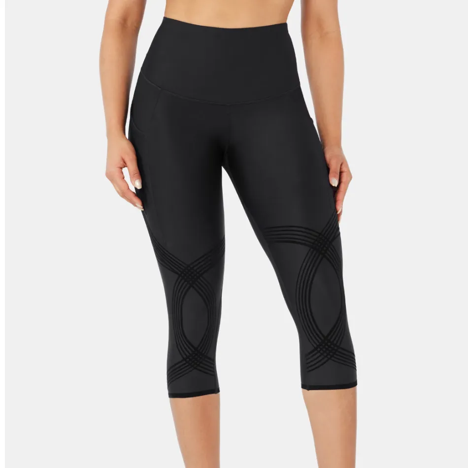 Body Sculpt Side Pocket Capri Leggings