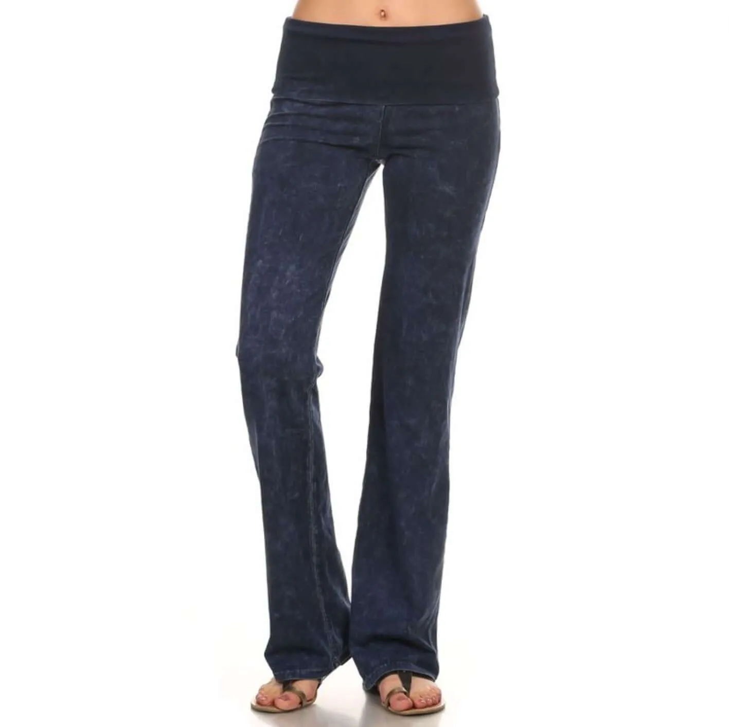 Bootcut Flare Mineral Washed Jeggings Made in USA