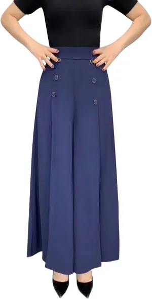 Cargo Capri Pants for Women Womens Cotton Linen Pants High Waisted Button Down Straight Long Trousers Palazzo Womens
