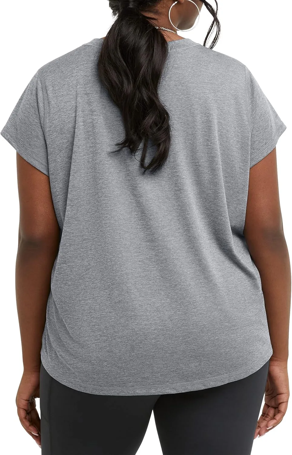 Champion Women'S Tshirt, Classic Sport, Moisture-Wicking Tshirt Athletic Top For Women Plus Size Available