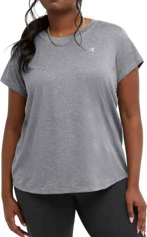 Champion Women'S Tshirt, Classic Sport, Moisture-Wicking Tshirt Athletic Top For Women Plus Size Available