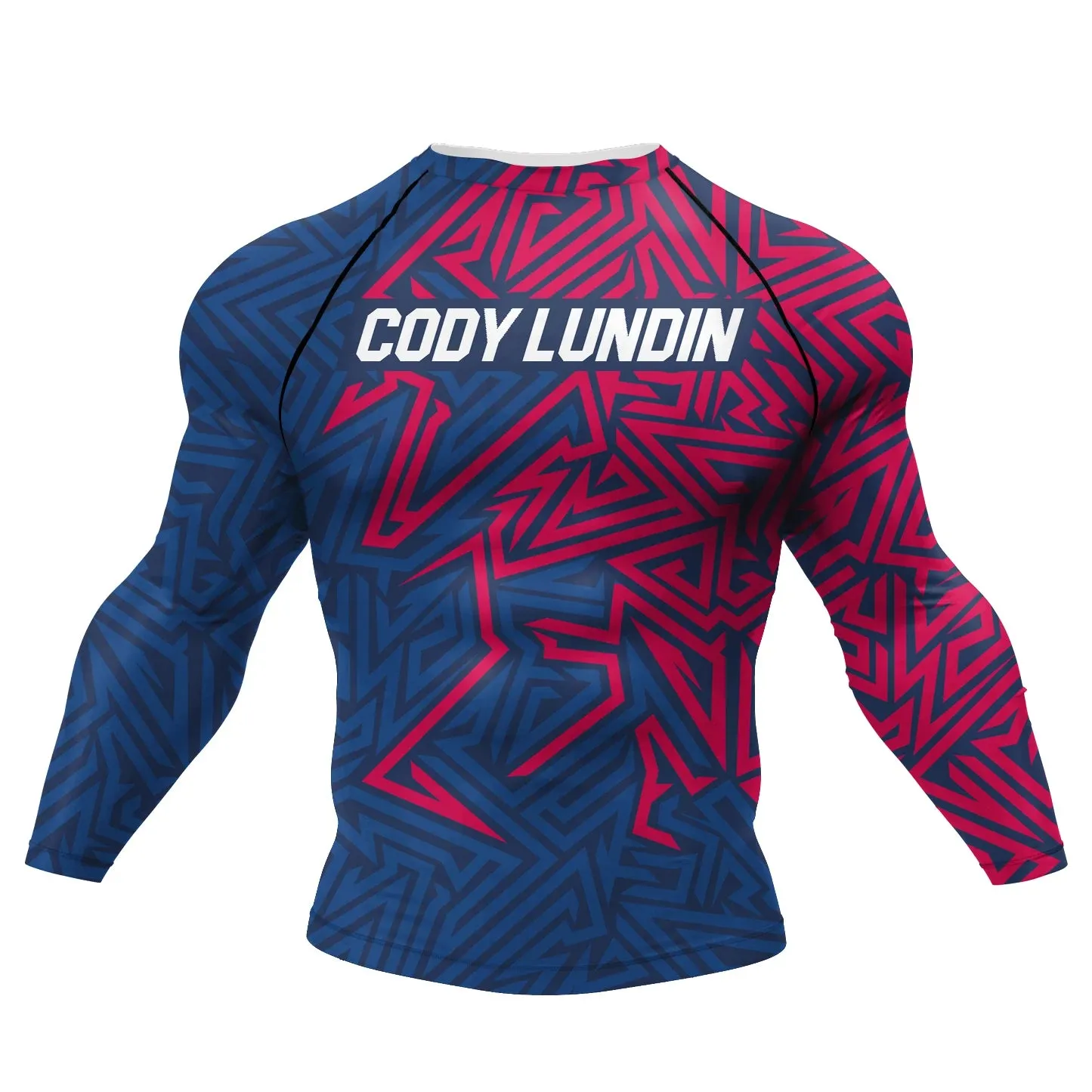Cody Lundin - " Flash " -  Long Sleeve MMA  / BJJ  Compression Shirt / Rash Guard