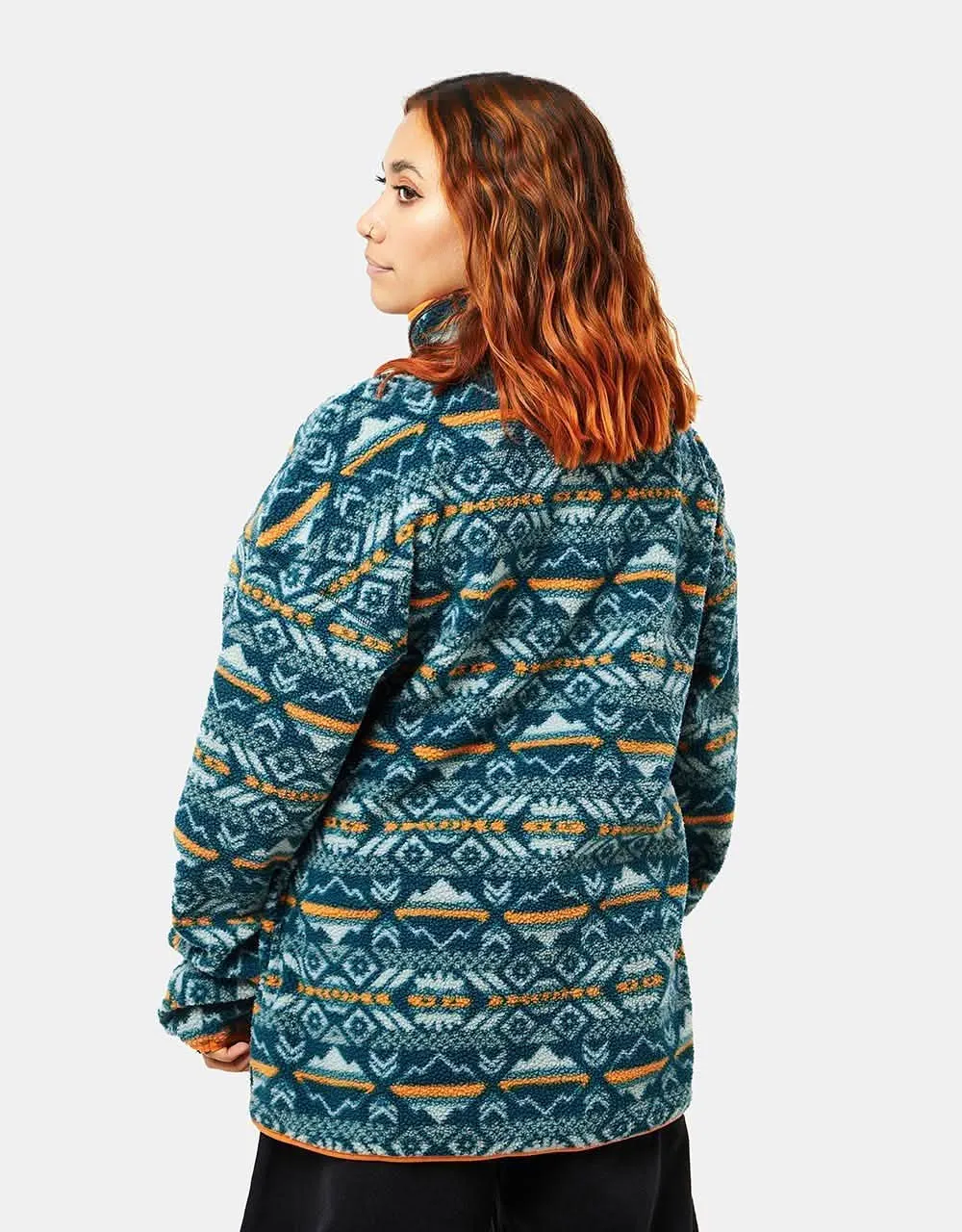 Columbia Helvetia™ Half Snap Fleece - Night Wave Checkered Peaks Multi