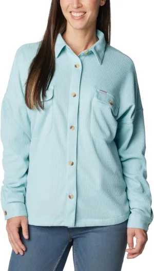Columbia Women's Holly Hideaway Waffle Shirt Jacket