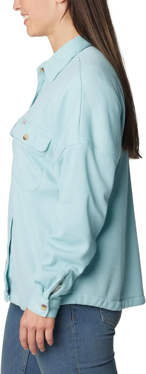 Columbia Women's Holly Hideaway Waffle Shirt Jacket