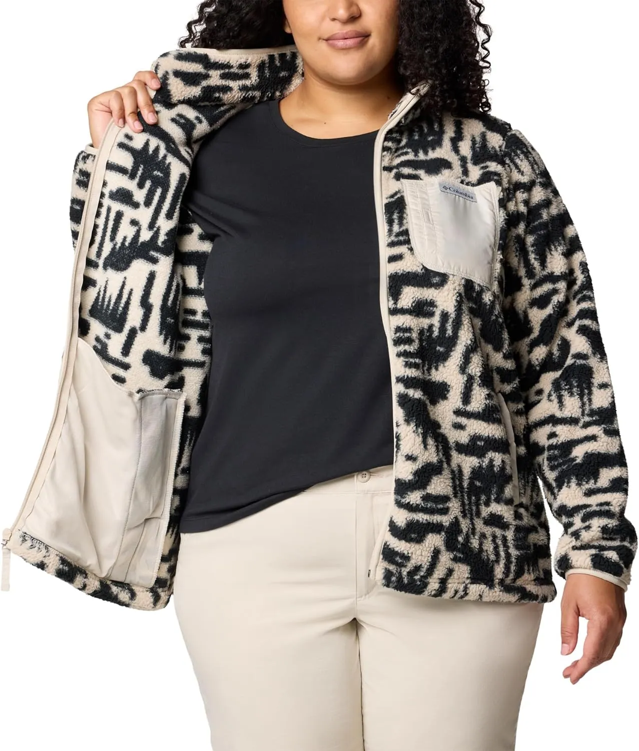 Columbia womens West Bend Print Full Zip II