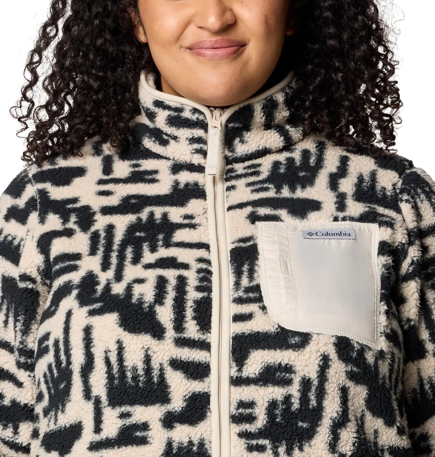 Columbia womens West Bend Print Full Zip II