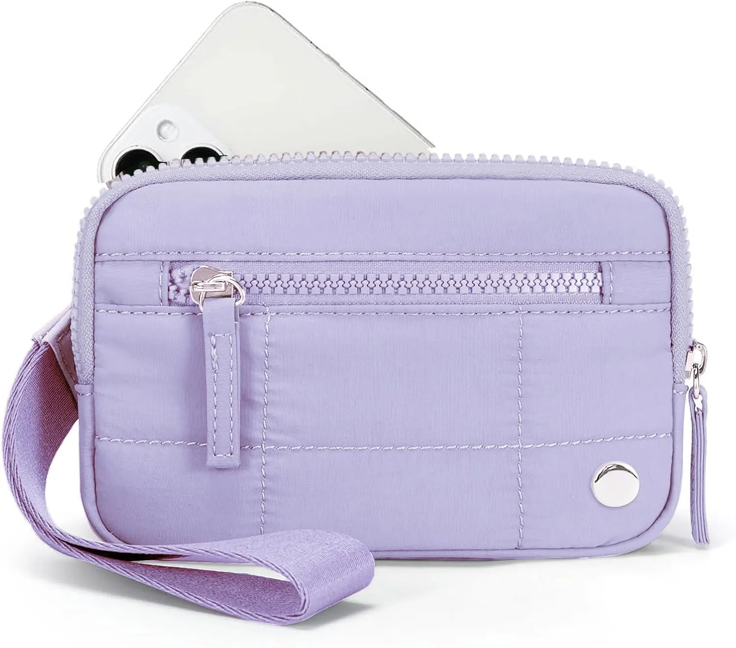 Convely Wristlet Wallet  Stylish & Functional Leather Wristlet for Women, Convenient Keychain & Phone Storage