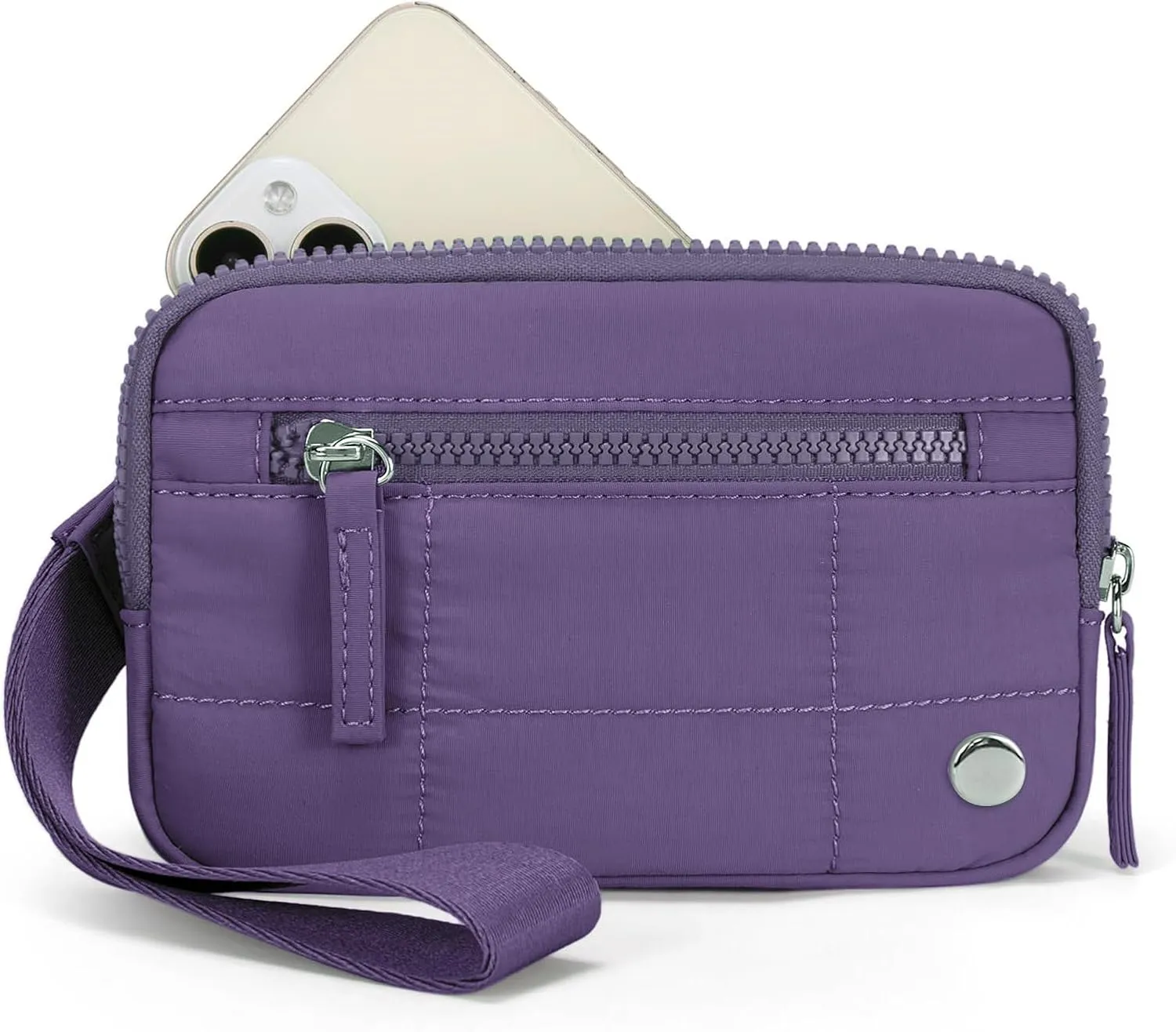 Convely Wristlet Wallet  Stylish & Functional Leather Wristlet for Women, Convenient Keychain & Phone Storage