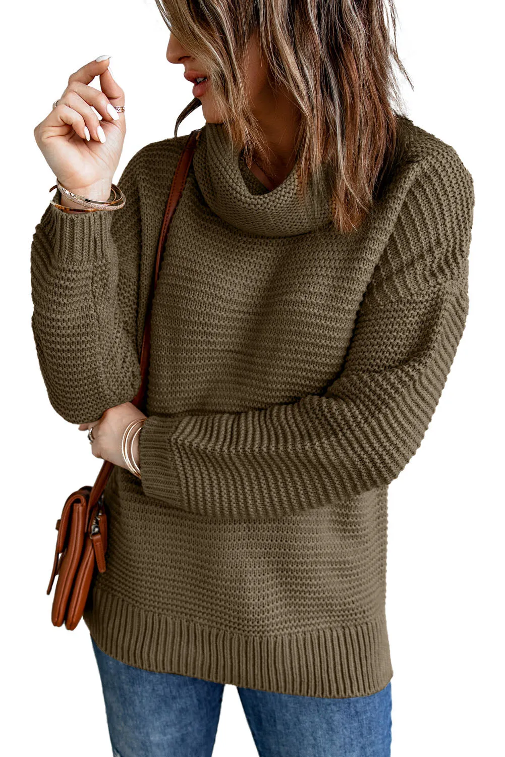 Cozy Long Sleeves Turtleneck Sweater