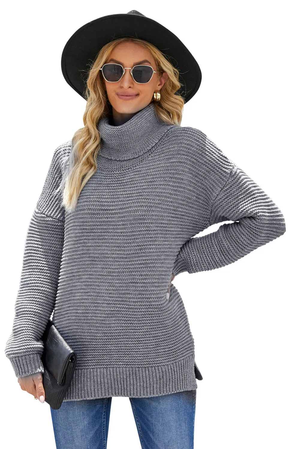 Cozy Long Sleeves Turtleneck Sweater