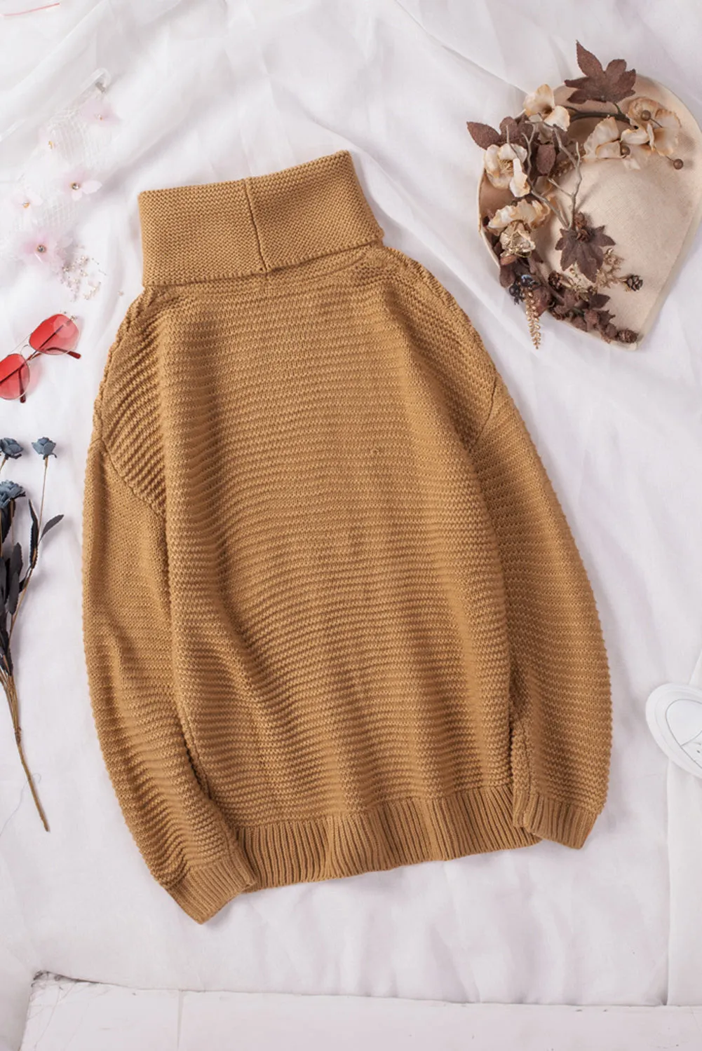 Cozy Long Sleeves Turtleneck Sweater