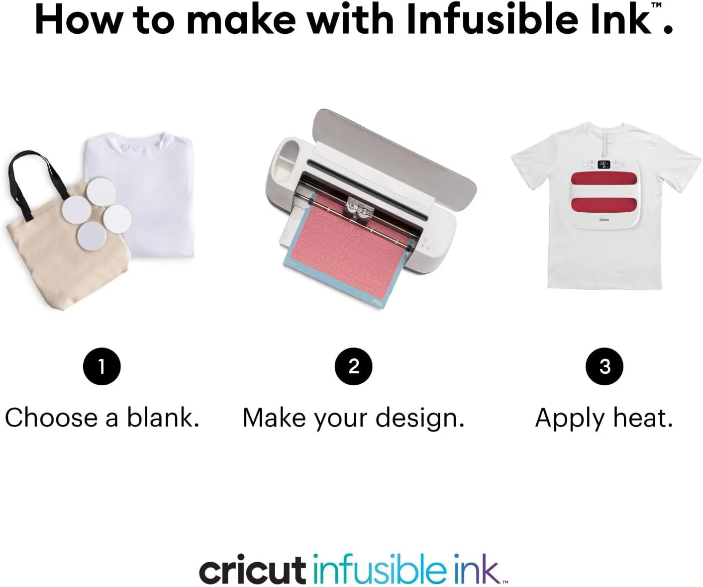 Cricut Men's T-Shirt Blank, Crew Neck