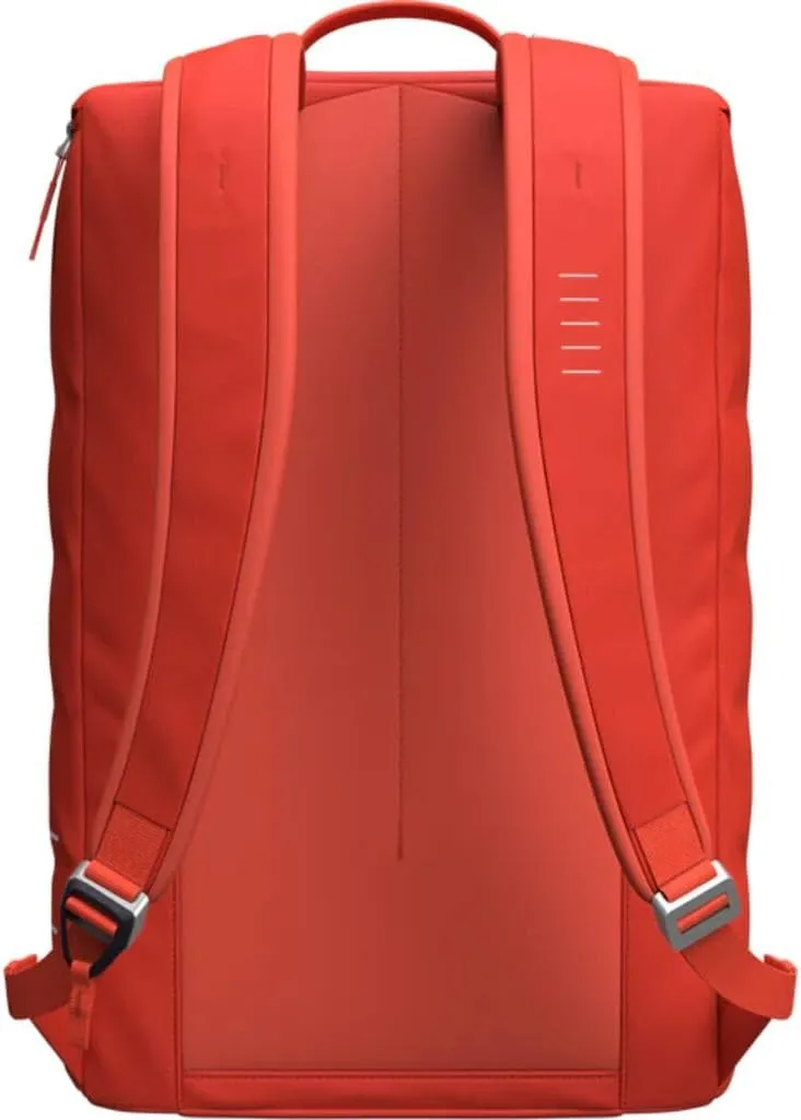 Db Journey The Hugger Backpack - Durable Travel Backpack with Laptop Compartment & Pockets for Work, Luggage Backpack with Roller Bag Hook Up System, 15L - Falu Red