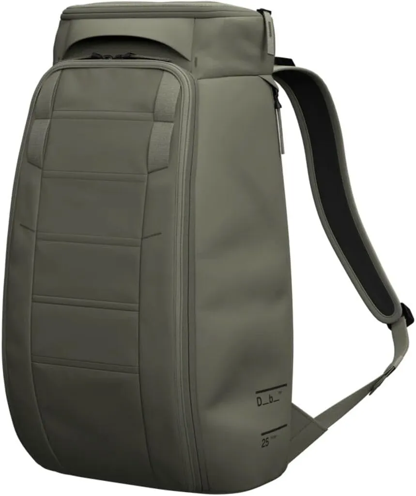 Db Journey The Hugger Backpack - Durable Travel Backpack with Laptop Compartment & Pockets for Work, Luggage Backpack with Roller Bag Hook Up System, 25L - Moss Green