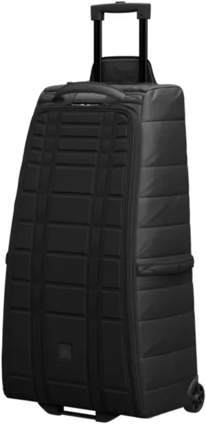 Db Journey The Hugger Roller Duffle Bag - Durable Wheeled Luggage with Handle, Interior Pockets, Hook Up System, 90L - Blackout
