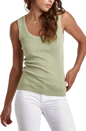 DEAR JOHN Paula Scoop Neck Sleeveless Women's Tank Top Fitted Knit