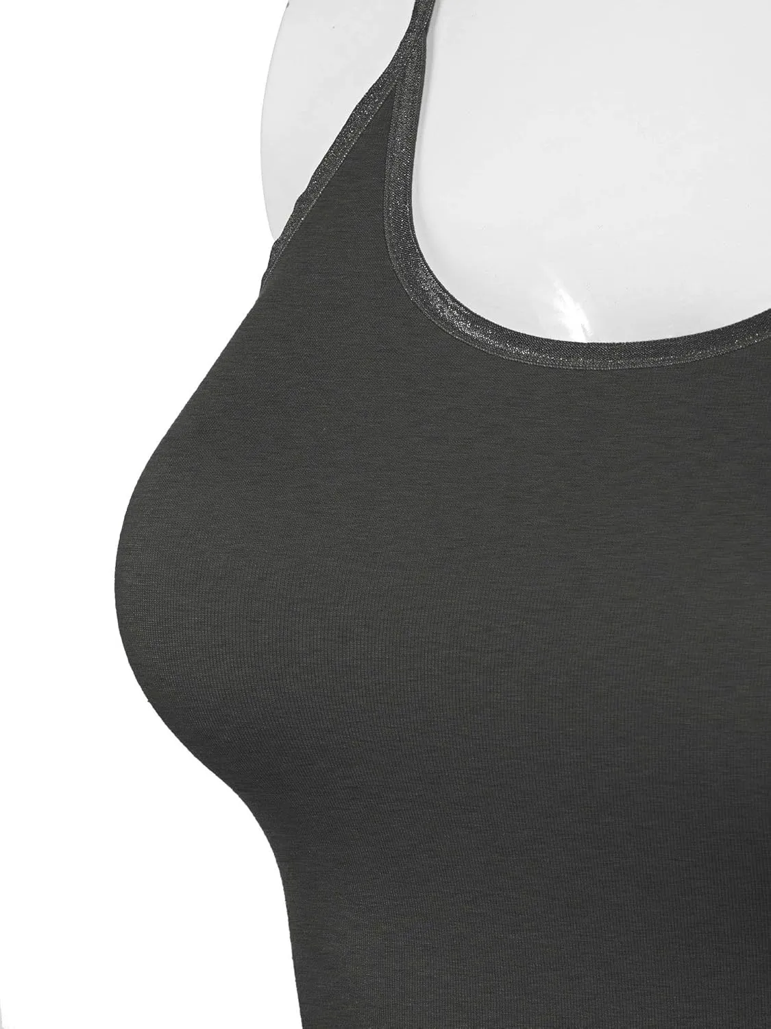 FashionMille Women Workout Yoga Spaghetti Strap Tank Camisole Crop Tank Top