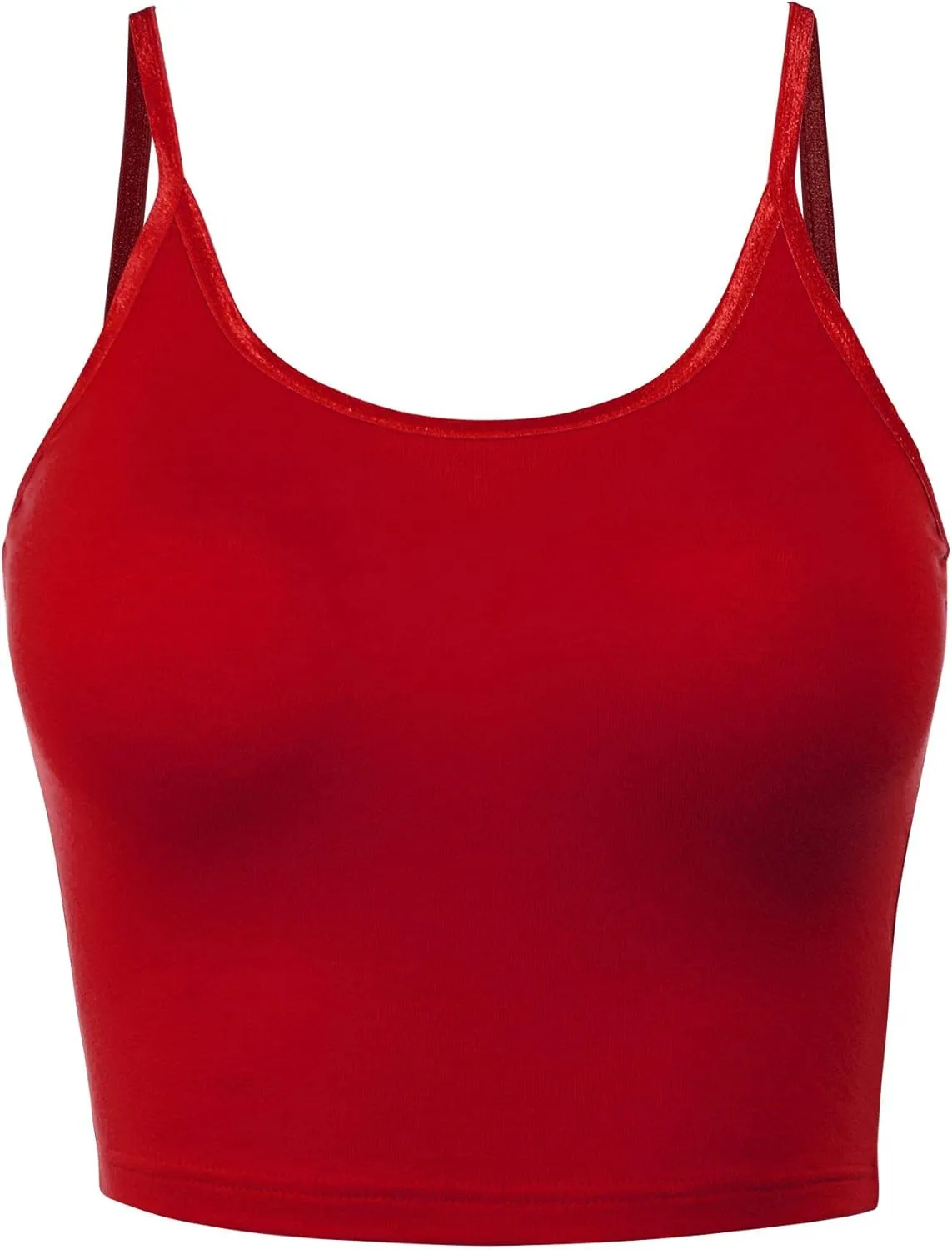 FashionMille Women Workout Yoga Spaghetti Strap Tank Camisole Crop Tank Top