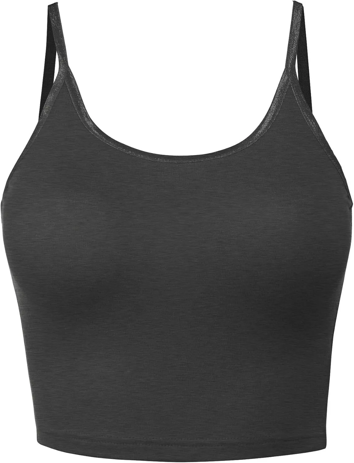 FashionMille Women Workout Yoga Spaghetti Strap Tank Camisole Crop Tank Top