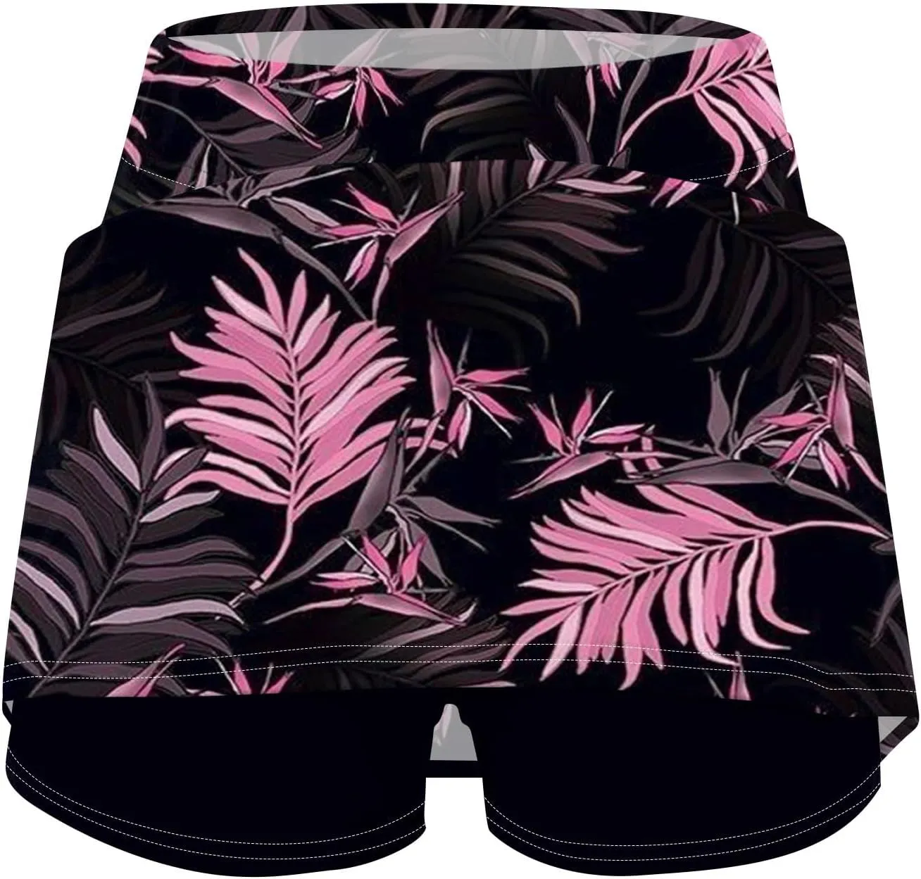 FlekmanArt Skirts for Women Skinny Sports Pants High Waist Biker Shorts Lightweight Workout Skorts Athletic Athletic Shorts