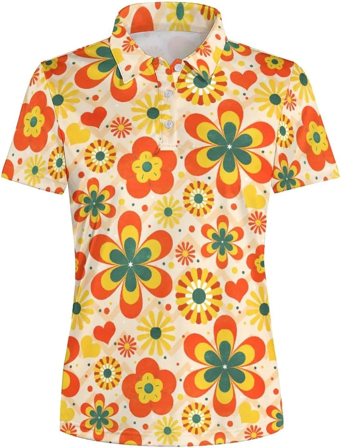 Funny Golf Polo Shirts for Women Quick Dry Short Sleeve Golf Shirt Moisture Wicking Golf Outfits for Women Golf Gifts