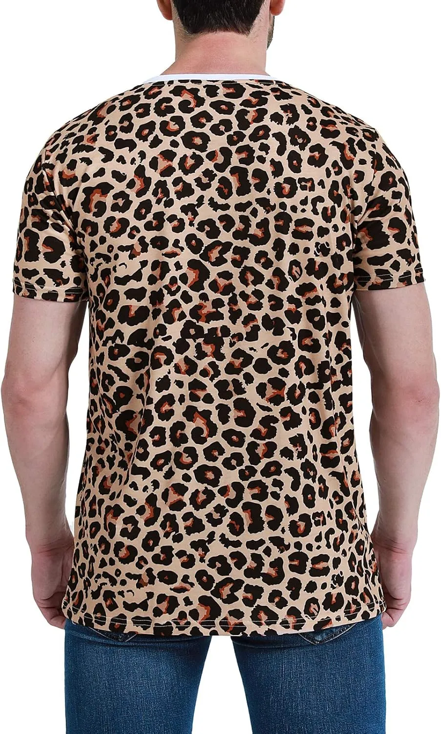 Funny World Men's Animal Print Tuxedo T-Shirts