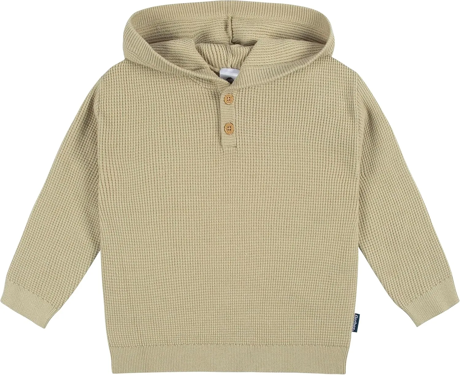 Gerber Baby & Toddler Boys' Sweater Knit Hooded Top and Pant Set