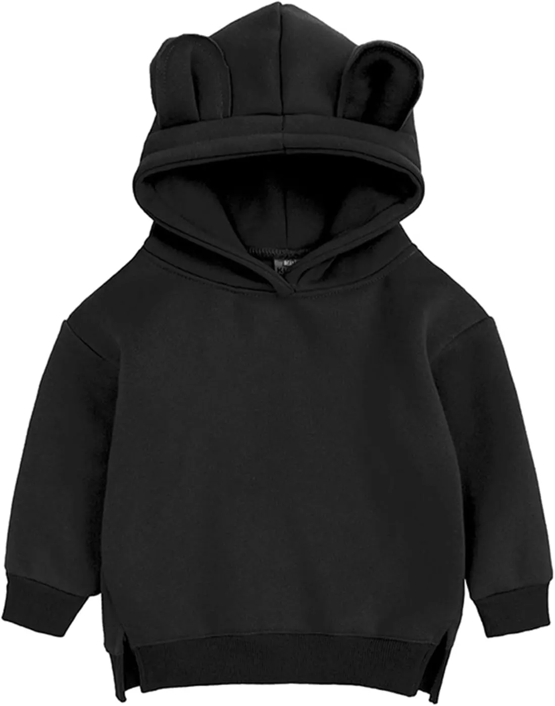 High Land Cow Girls Oversized Hoodie Shirts Dressy Casual Gradient Cute Hooded Pullover Tops Loose Kid Preppy Clothes