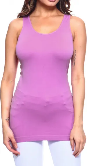 ICONOFLASH Womens Camisole Tank Top Seamless Basic Shirt US One Size