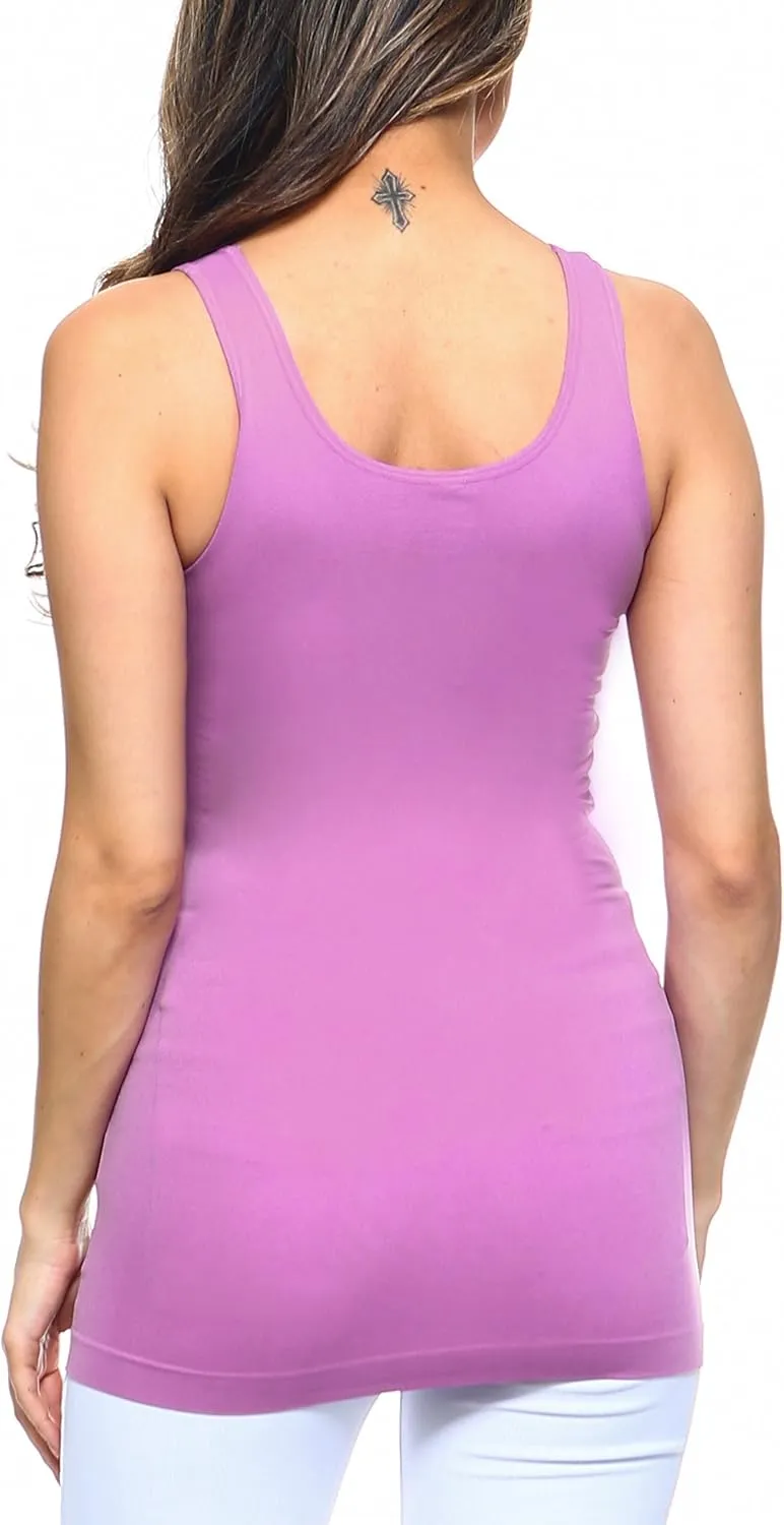 ICONOFLASH Womens Camisole Tank Top Seamless Basic Shirt US One Size