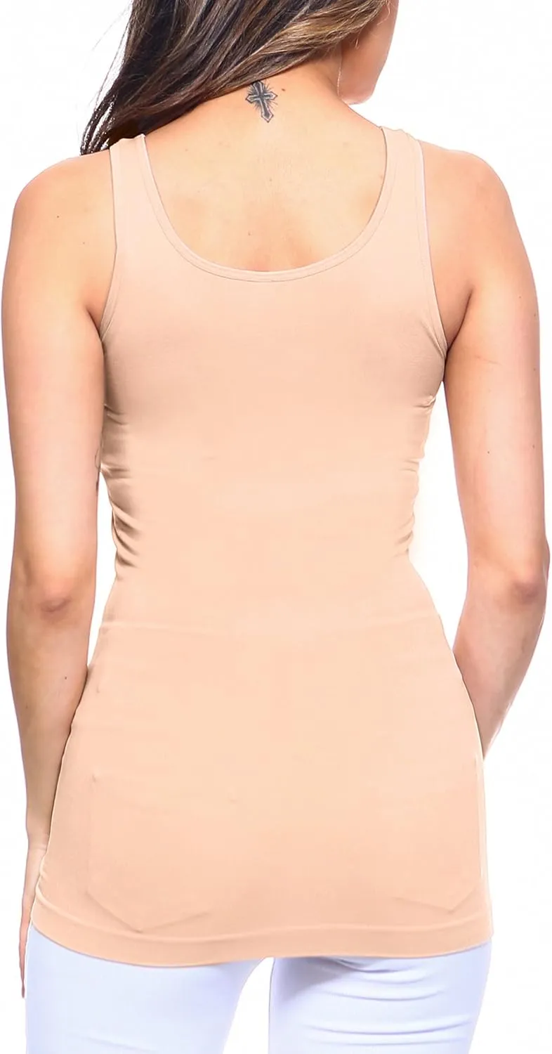 ICONOFLASH Womens Camisole Tank Top Seamless Basic Shirt US One Size