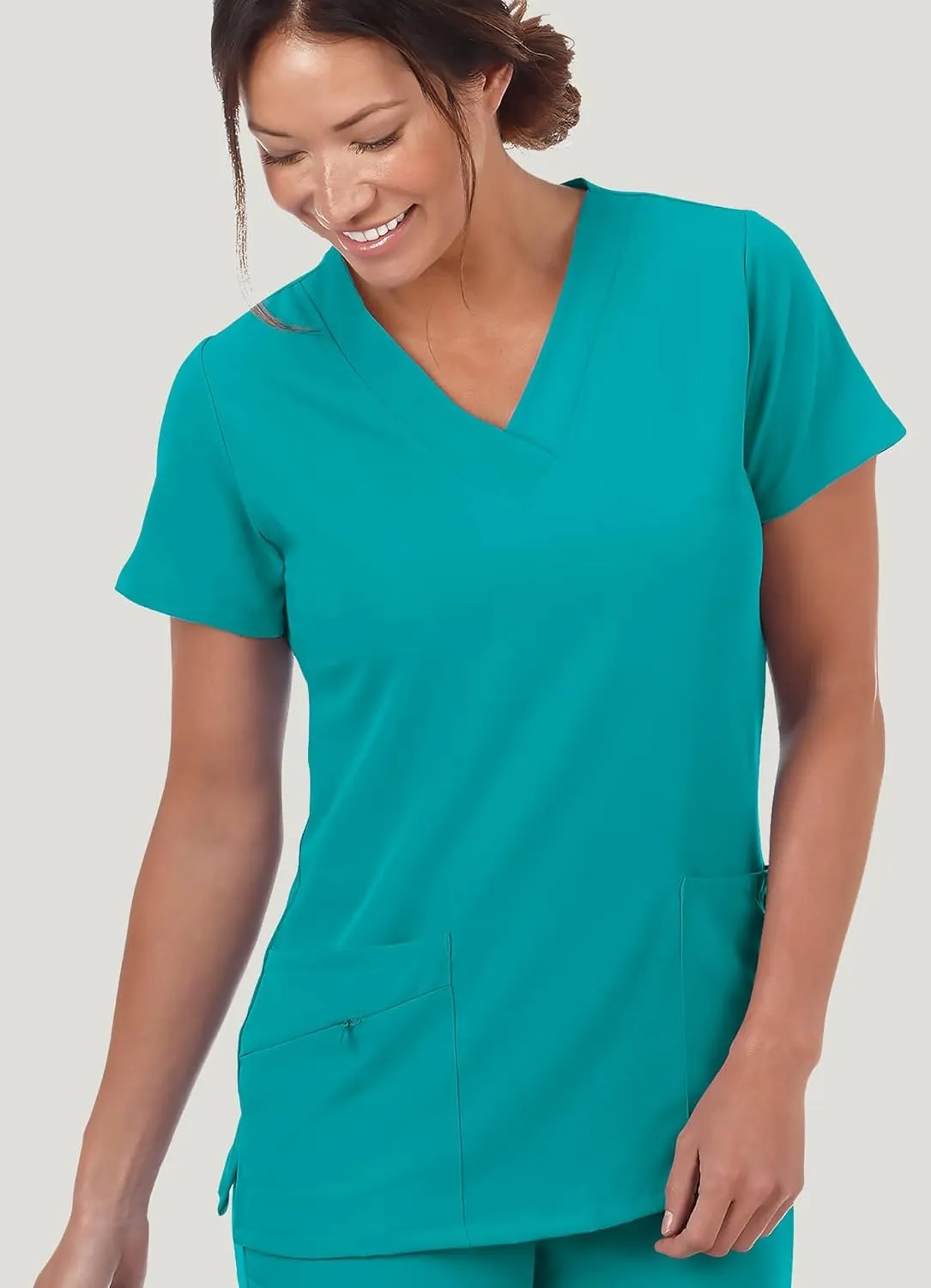 Jockey Women's Women's V-Neck Crossover Scrub Top