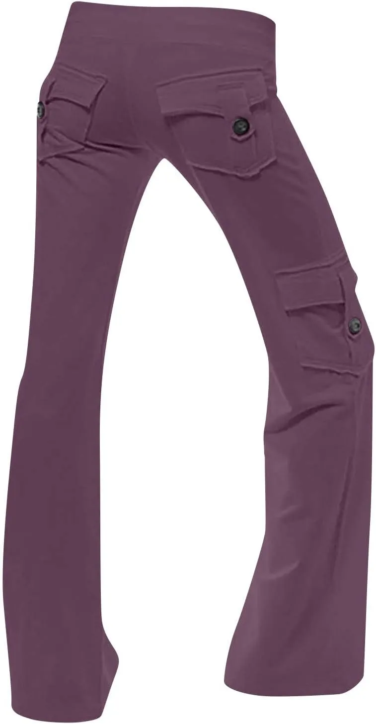 jsaierl Women Plus Size Straight Leg Capris Elastic Waist Lightweight Comfy Linen Capri Pants Summer Casual Tapered Pants
