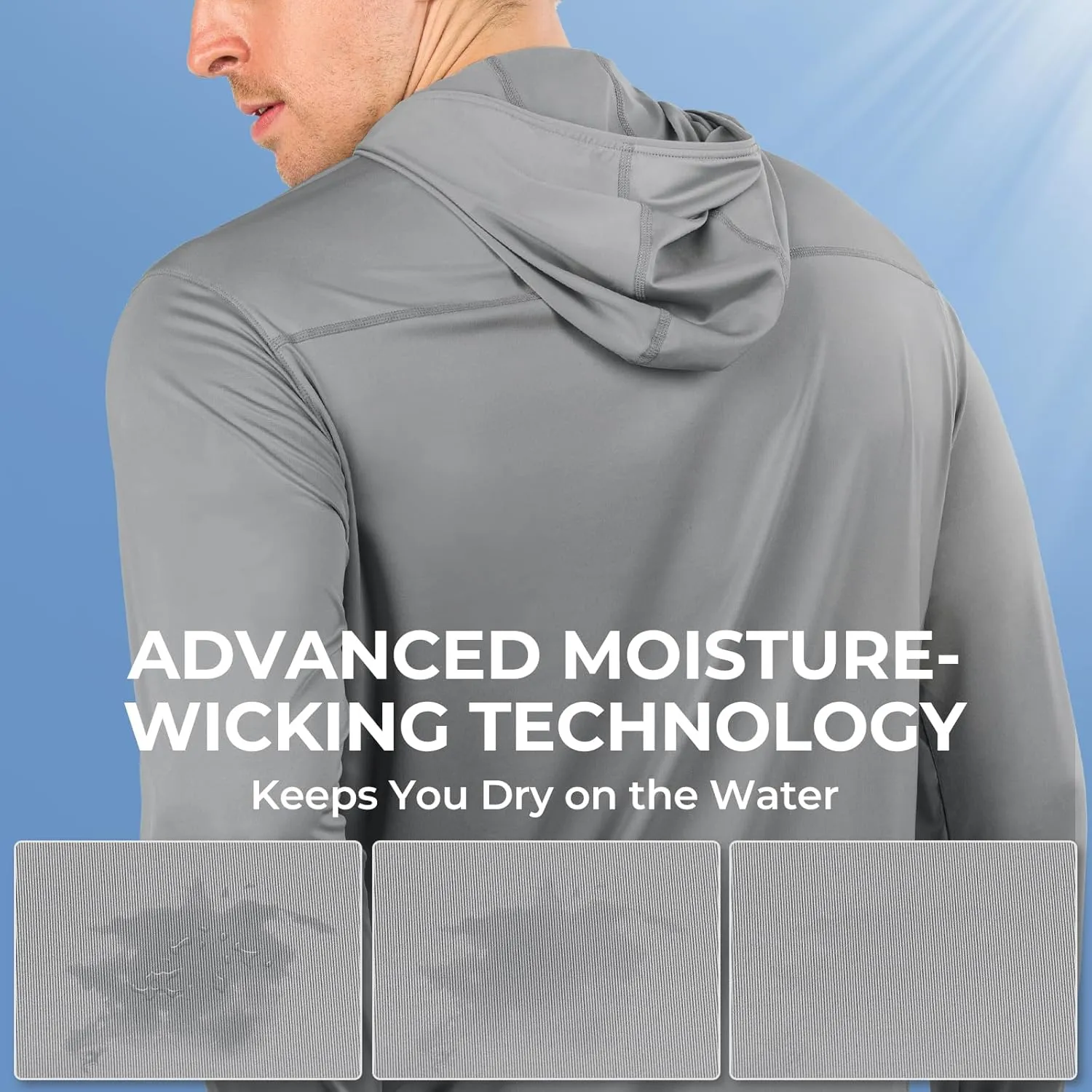KastKing Mystic Mountain Hoodie UPF 50 Fishing Hiking Shirt for Men and Women, Moisture-Wicking, Quick-Dry Cooling Shirt