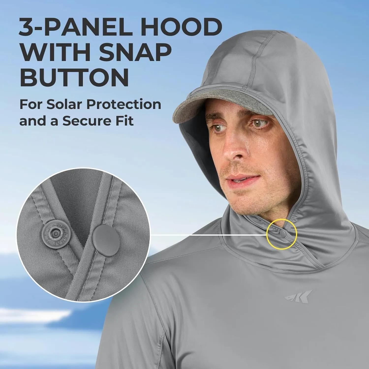 KastKing Mystic Mountain Hoodie UPF 50 Fishing Hiking Shirt for Men and Women, Moisture-Wicking, Quick-Dry Cooling Shirt